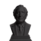 J. R. R. Tolkien bust in Charcoal Black finish