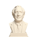 J. R. R. Tolkien bust in Ivory White finish