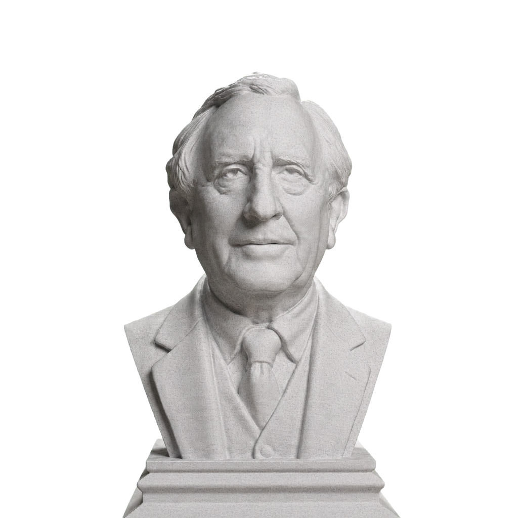 J. R. R. Tolkien bust in Marble Stone finish