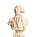 Marquis de Lafayette bust in Ivory White