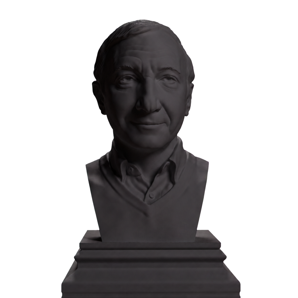 Neil Simon bust in Charcoal Black finish