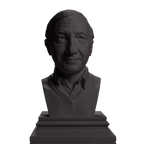 Neil Simon bust in Charcoal Black finish