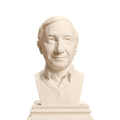 Neil Simon bust in Ivory White finish