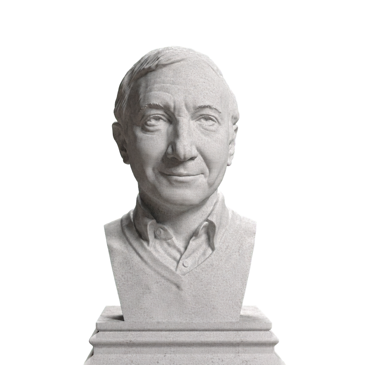 Neil Simon bust in Marble Stone finish