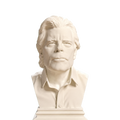 Stephen King bust in Ivory White finish