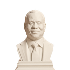 Clarence Thomas bust in Ivory White finish