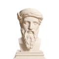 Pythagoras Ivory White collectible bust