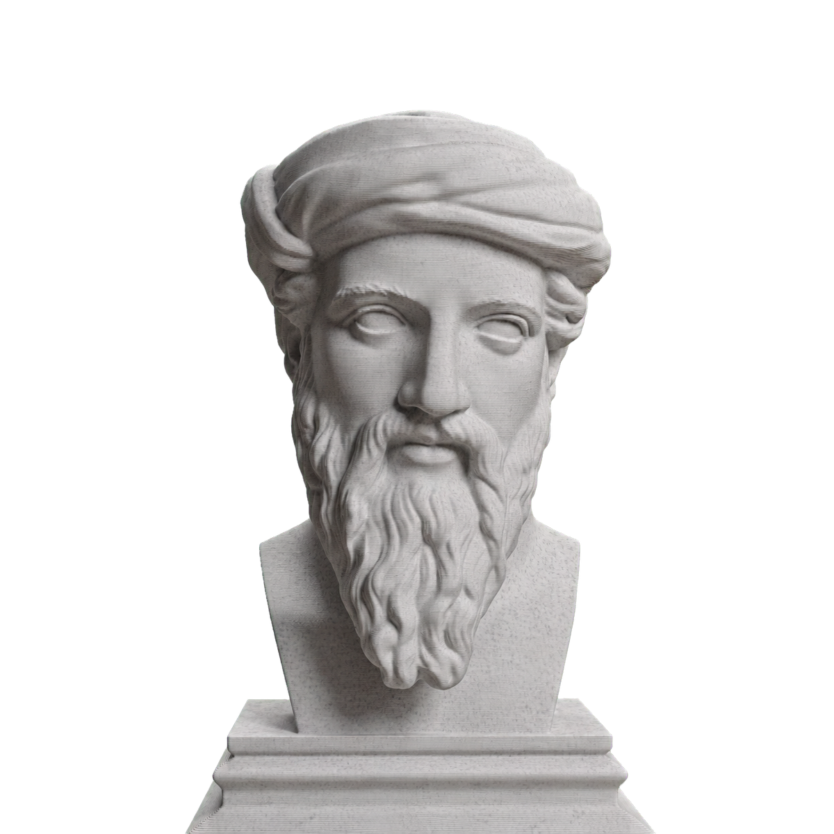 Pythagoras Marble Stone collectible bust