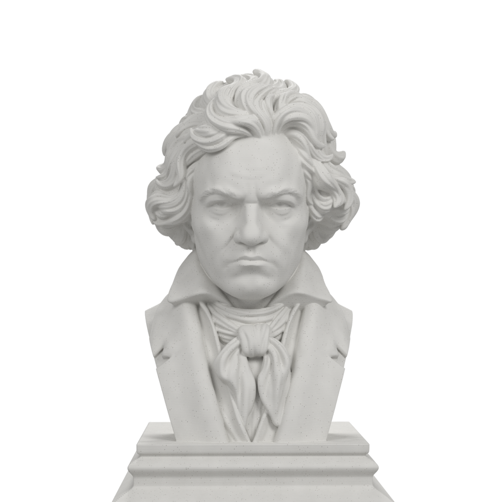 Ludwig van Beethoven bust in Marble Stone