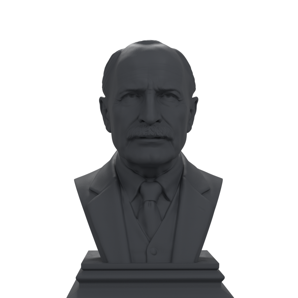 Carl Jung bust in Charcoal Black