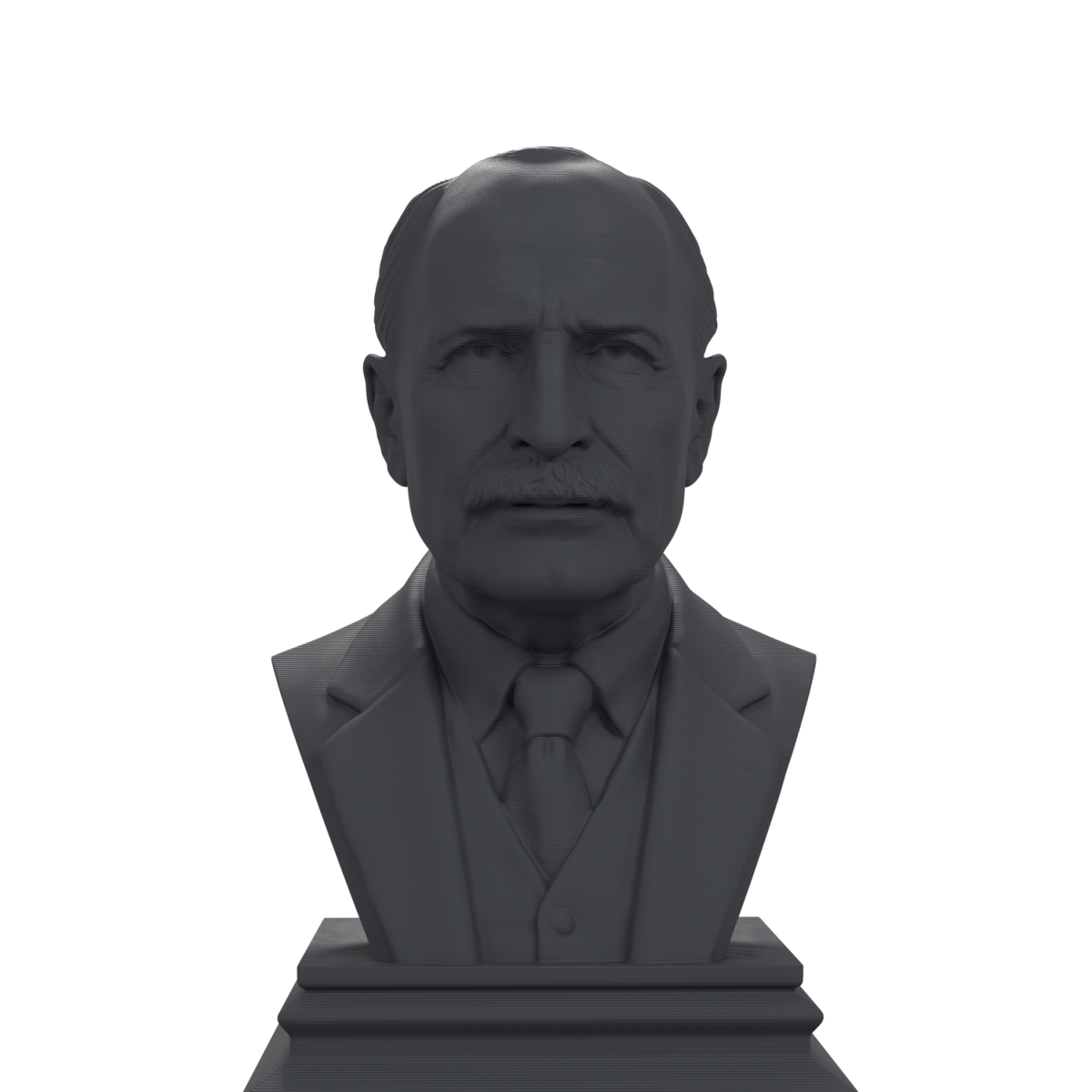 Carl Jung bust in Charcoal Black