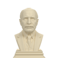 Carl Jung bust in Ivory White