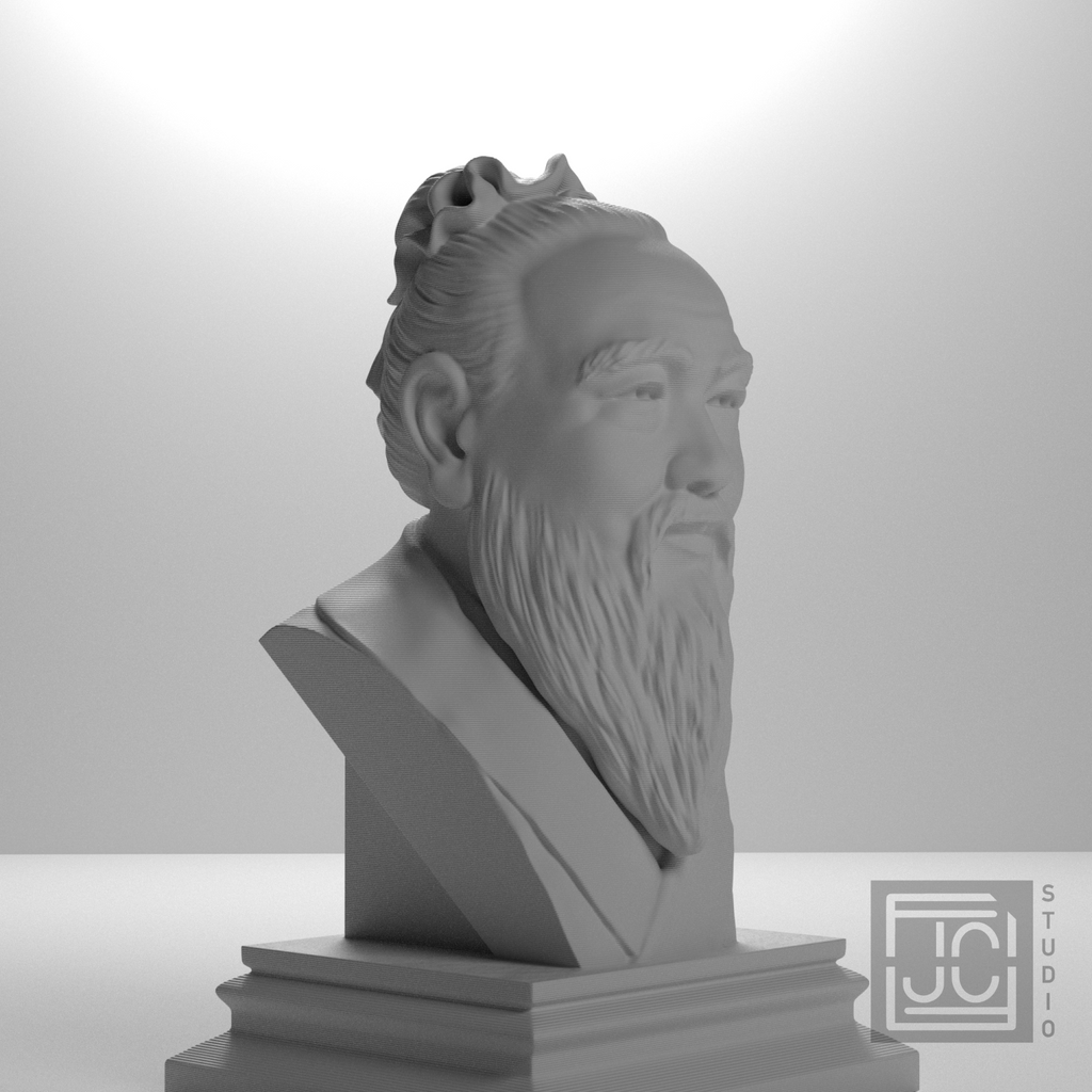 Confucius bust, source_045 view