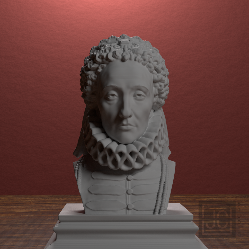 Elizabeth I bust view 5