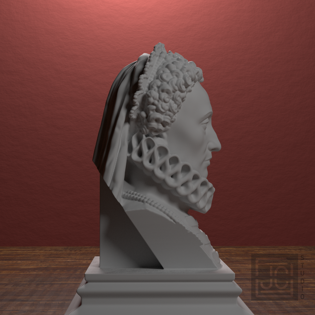 Elizabeth I bust view 6