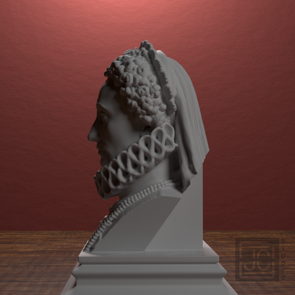 Elizabeth I bust view 8