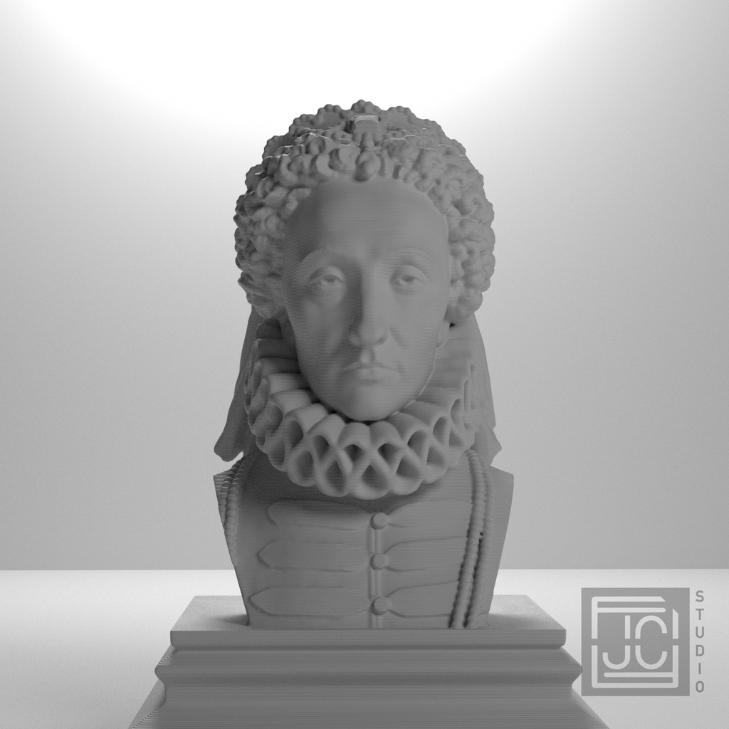 Elizabeth I bust view 9