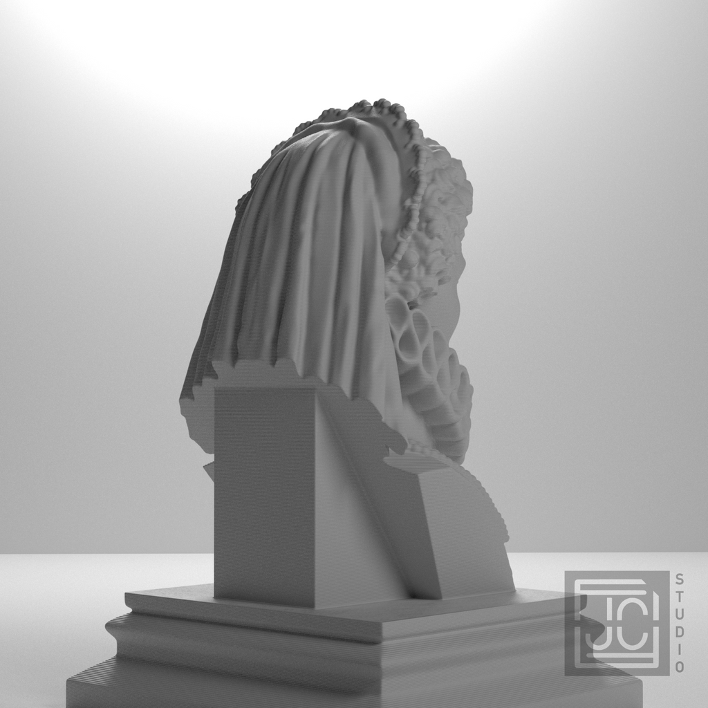 Elizabeth I bust view 11