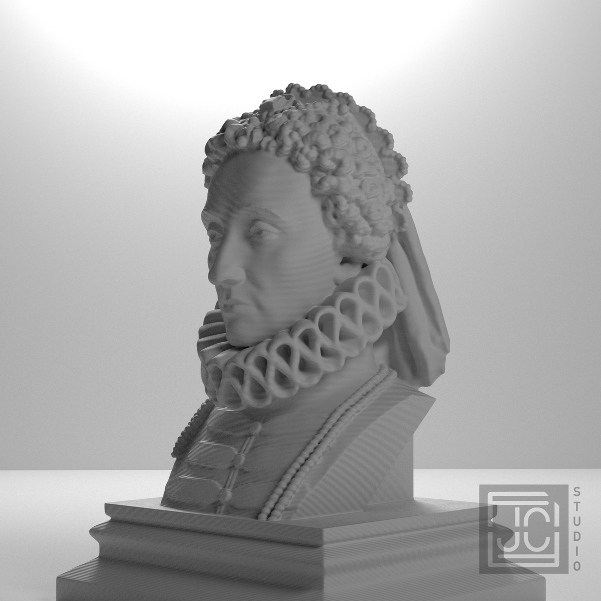 Elizabeth I bust view 13