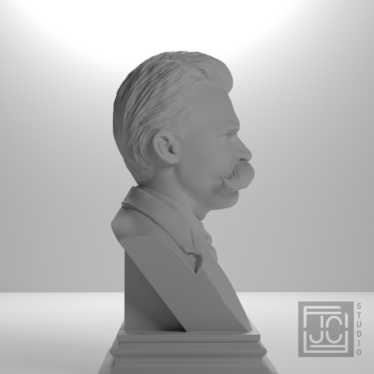 Friedrich Nietzsche bust, source_090 view