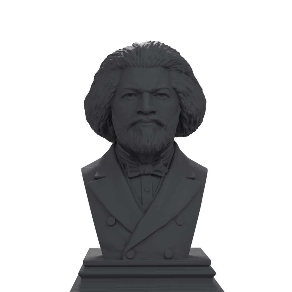 Frederick Douglass bust view 3