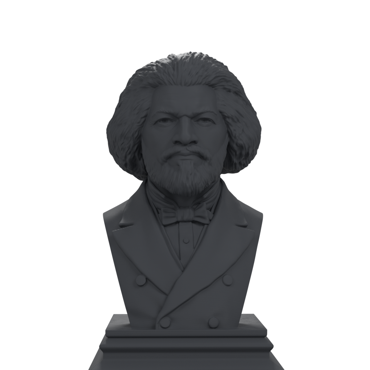 Frederick Douglass bust view 3