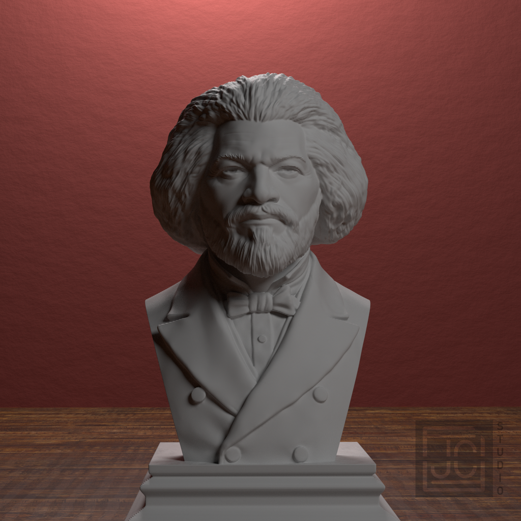 Frederick Douglass bust view 5
