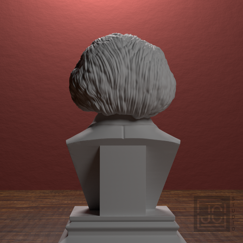 Frederick Douglass bust view 7
