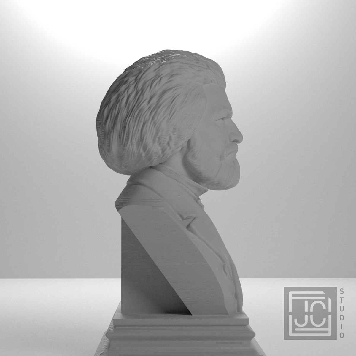 Frederick Douglass bust view 10