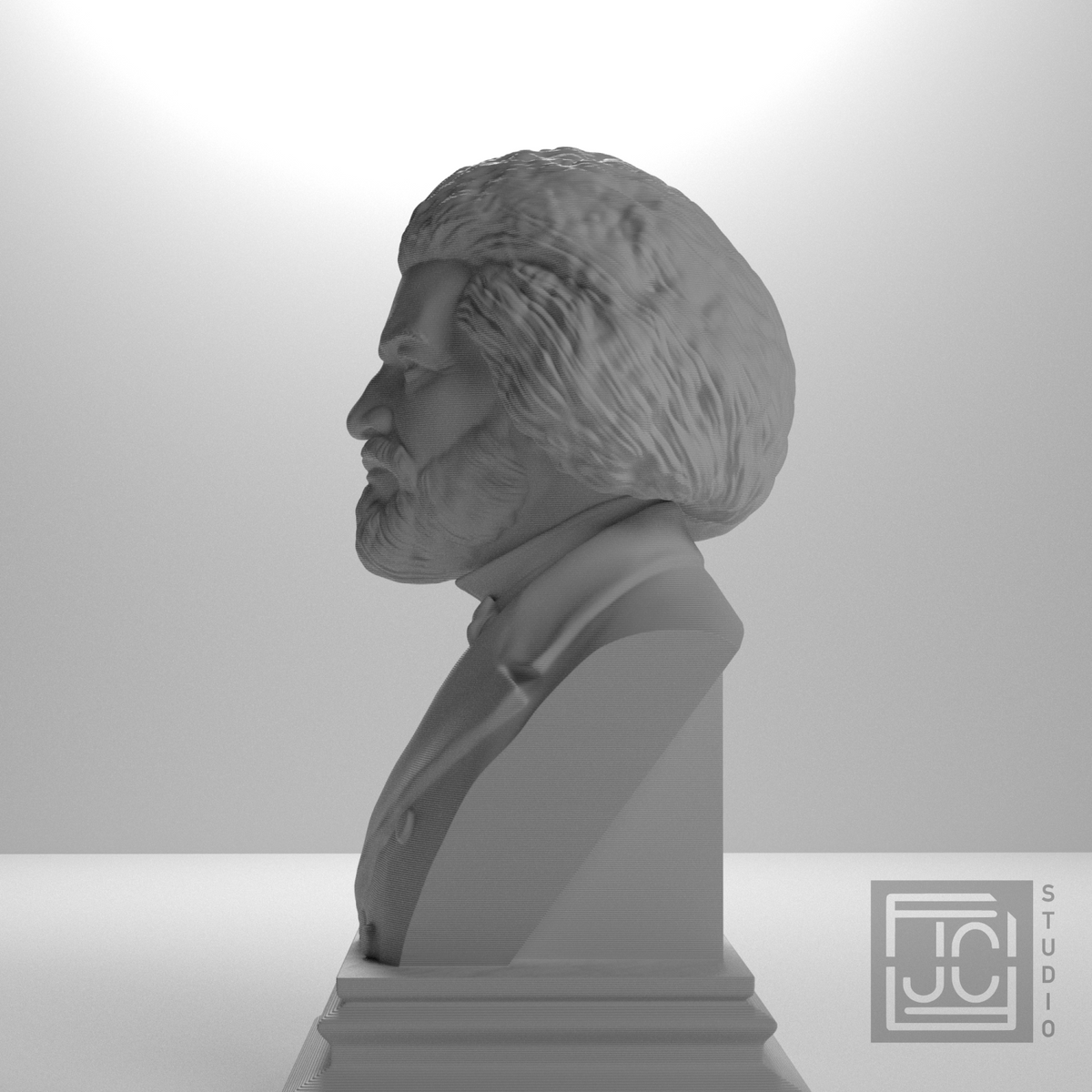 Frederick Douglass bust view 12