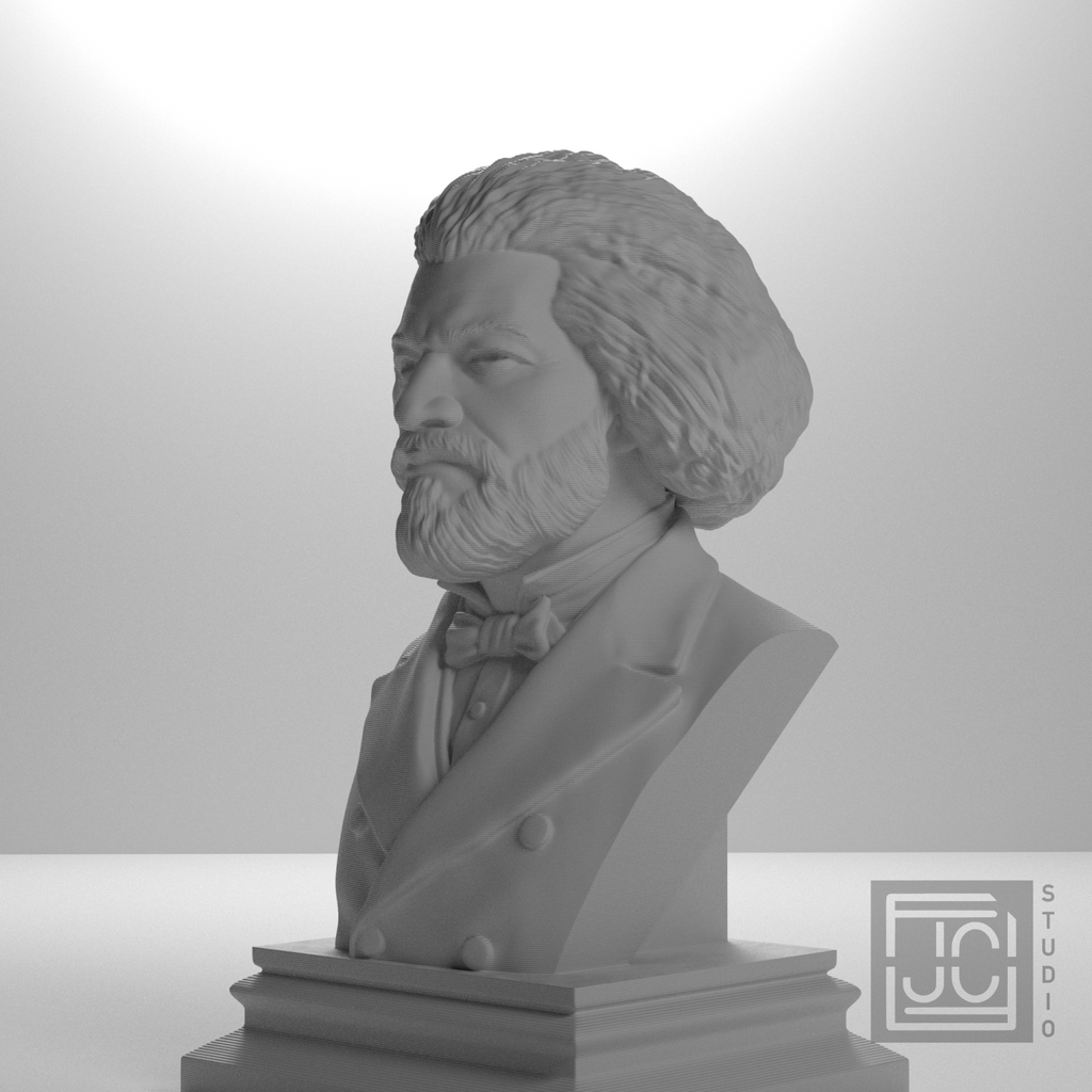 Frederick Douglass bust view 13