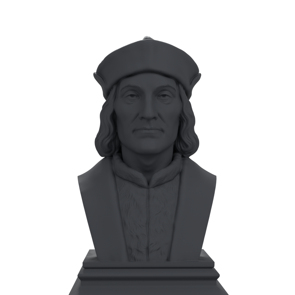 Henry VII bust view 3