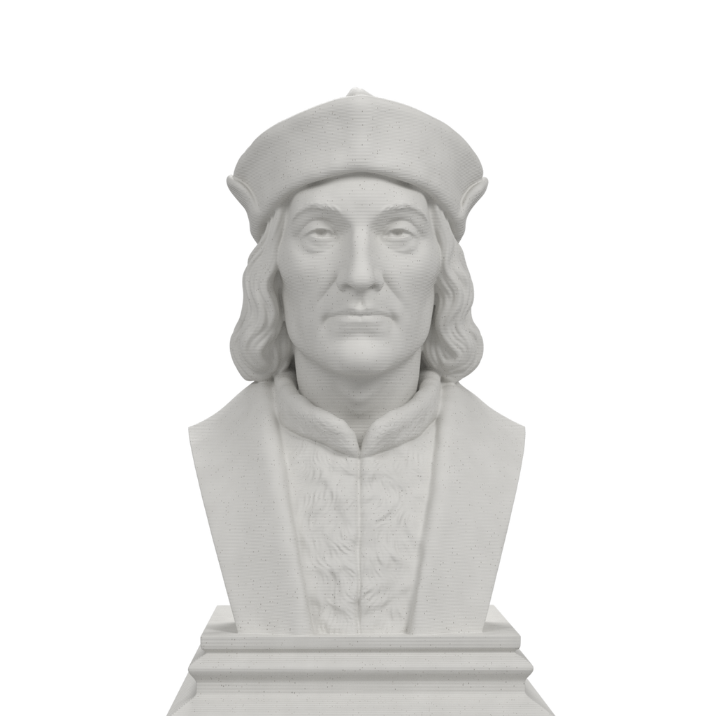 Henry VII bust view 2
