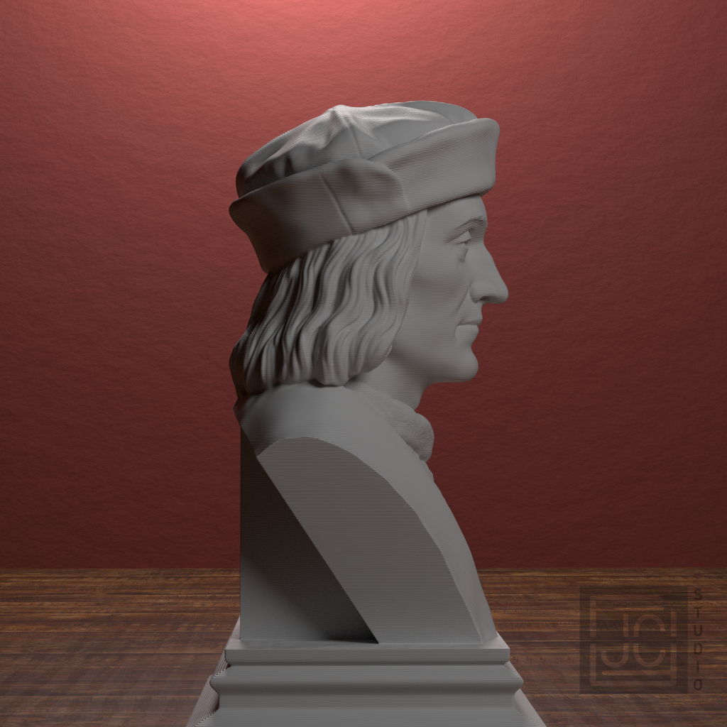 Henry VII bust view 6