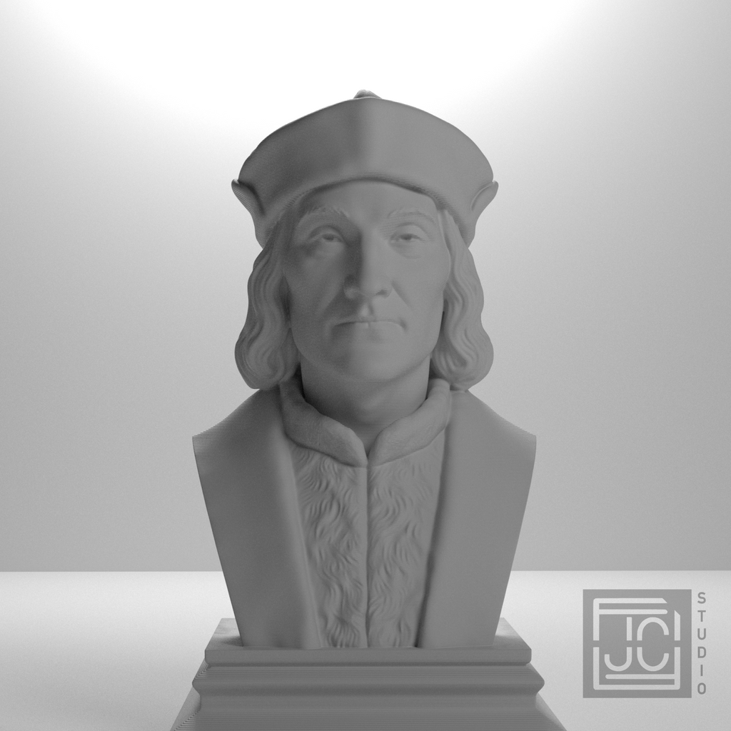 Henry VII bust view 9