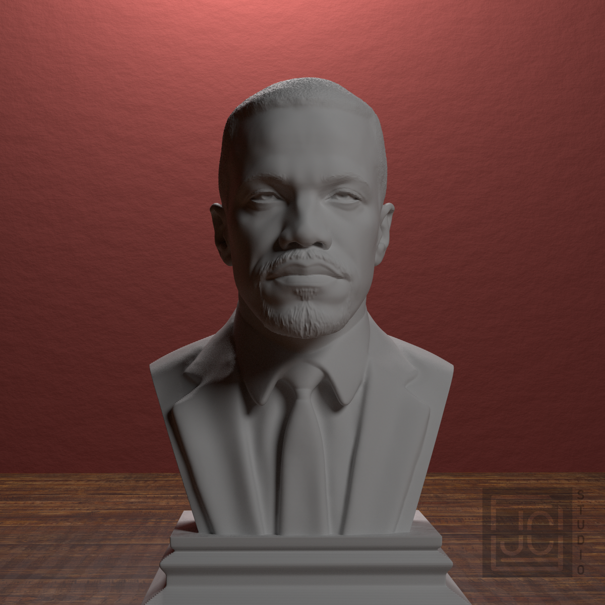 Malcolm X bust, source hero_main view