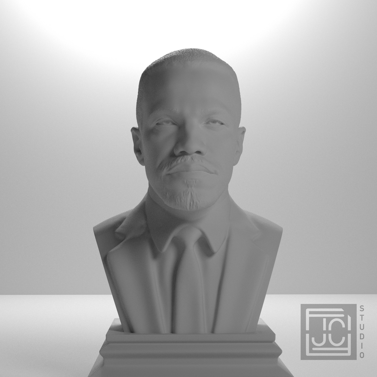 Malcolm X bust, source_000 view