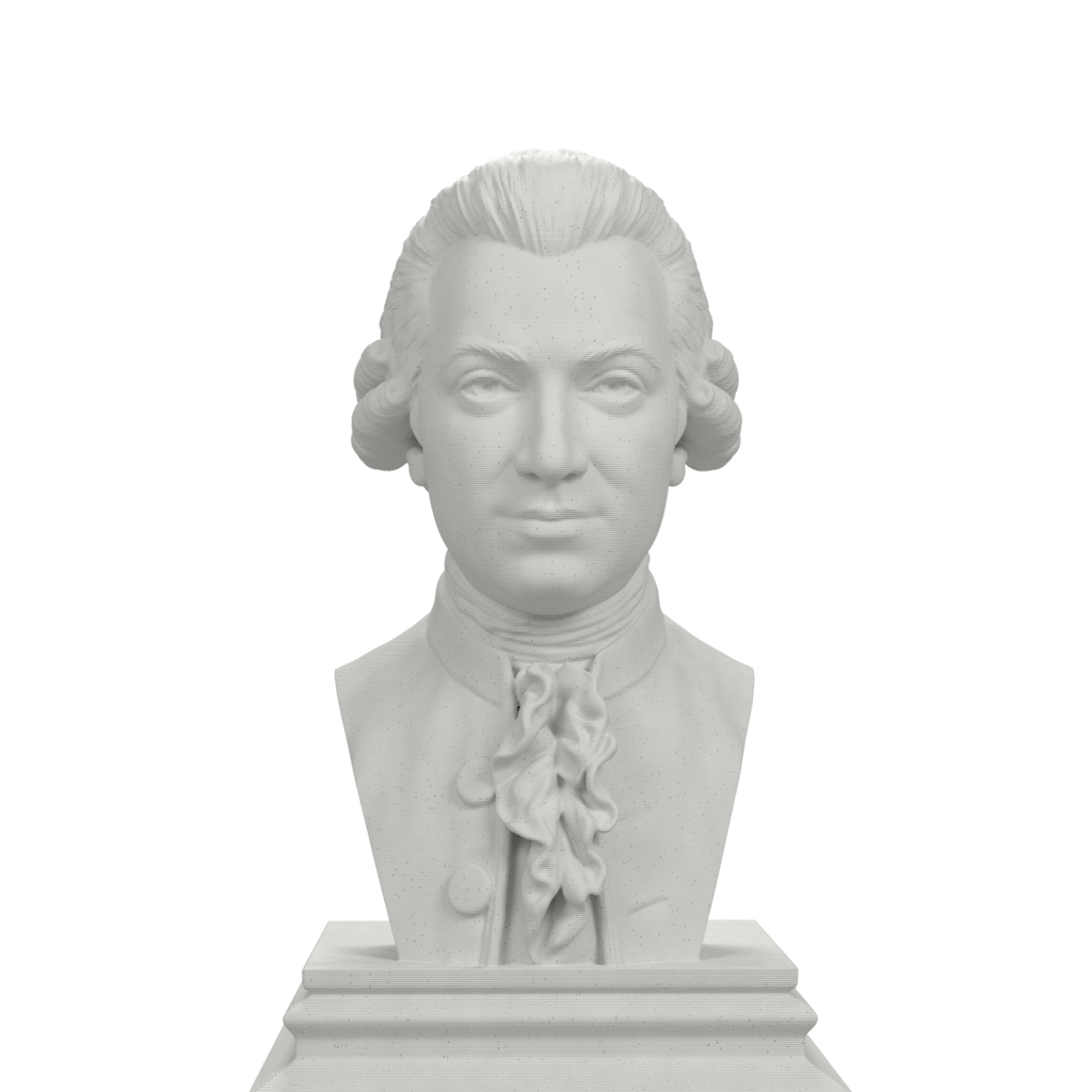 Wolfgang Amadeus Mozart bust view 2