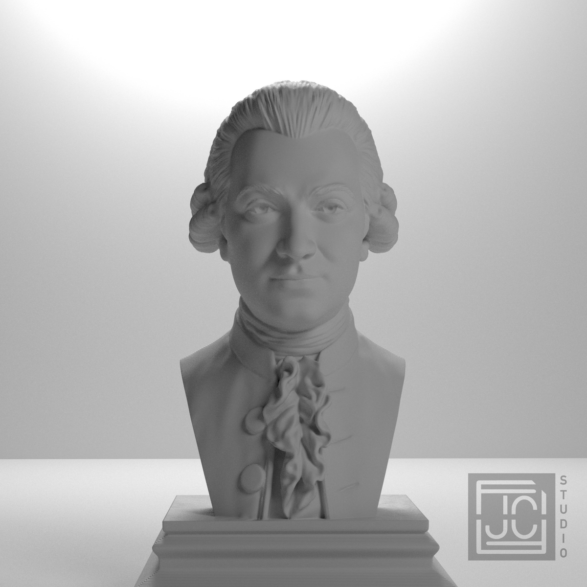 Wolfgang Amadeus Mozart bust view 9