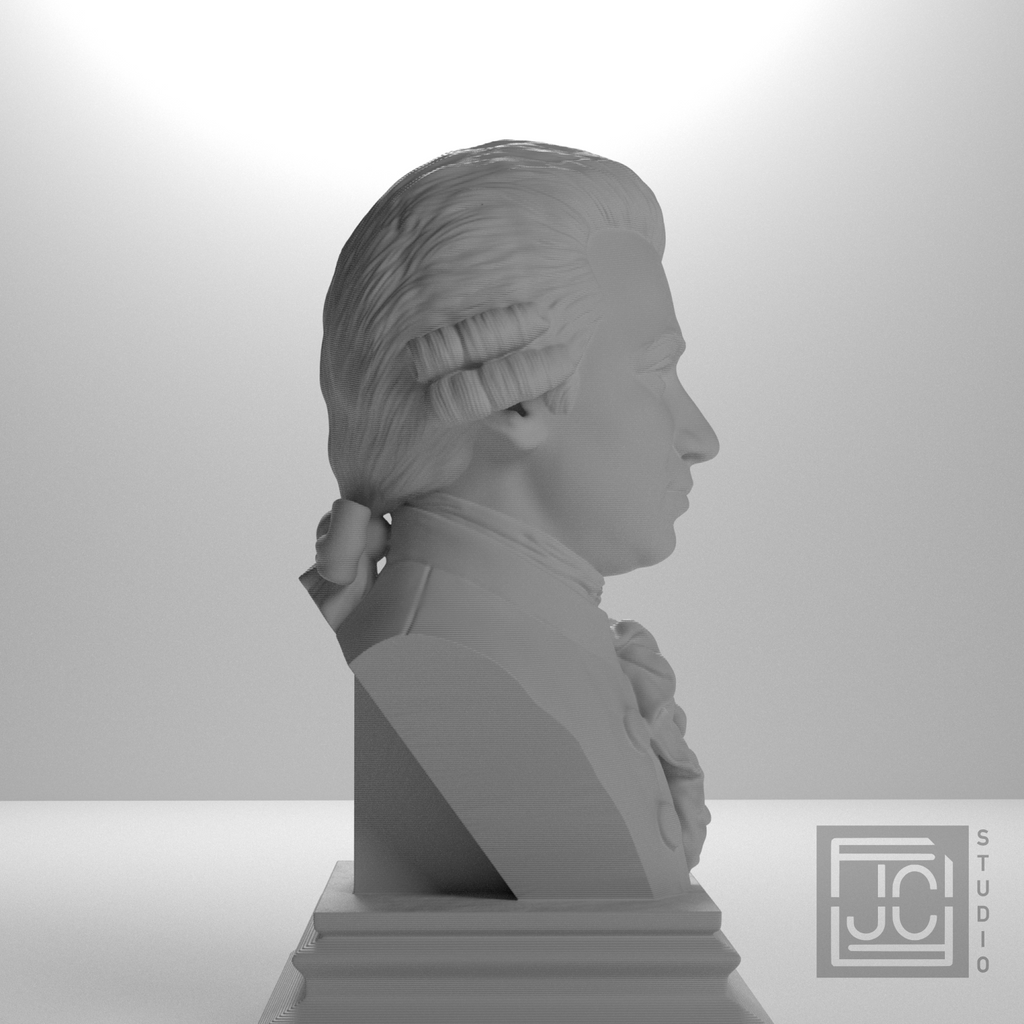 Wolfgang Amadeus Mozart bust view 10
