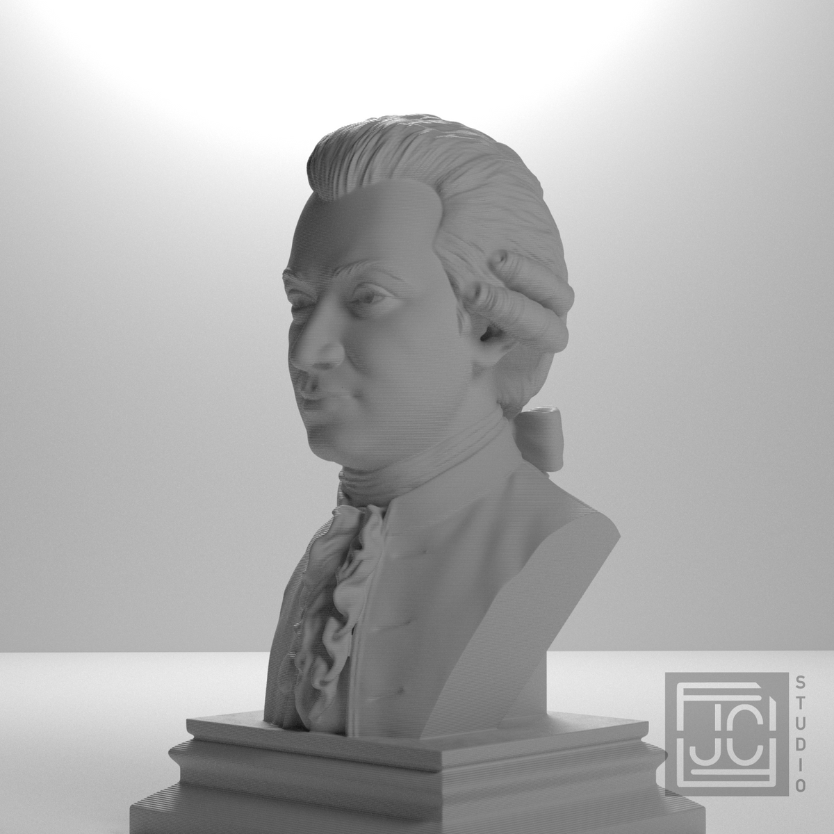 Wolfgang Amadeus Mozart bust view 13