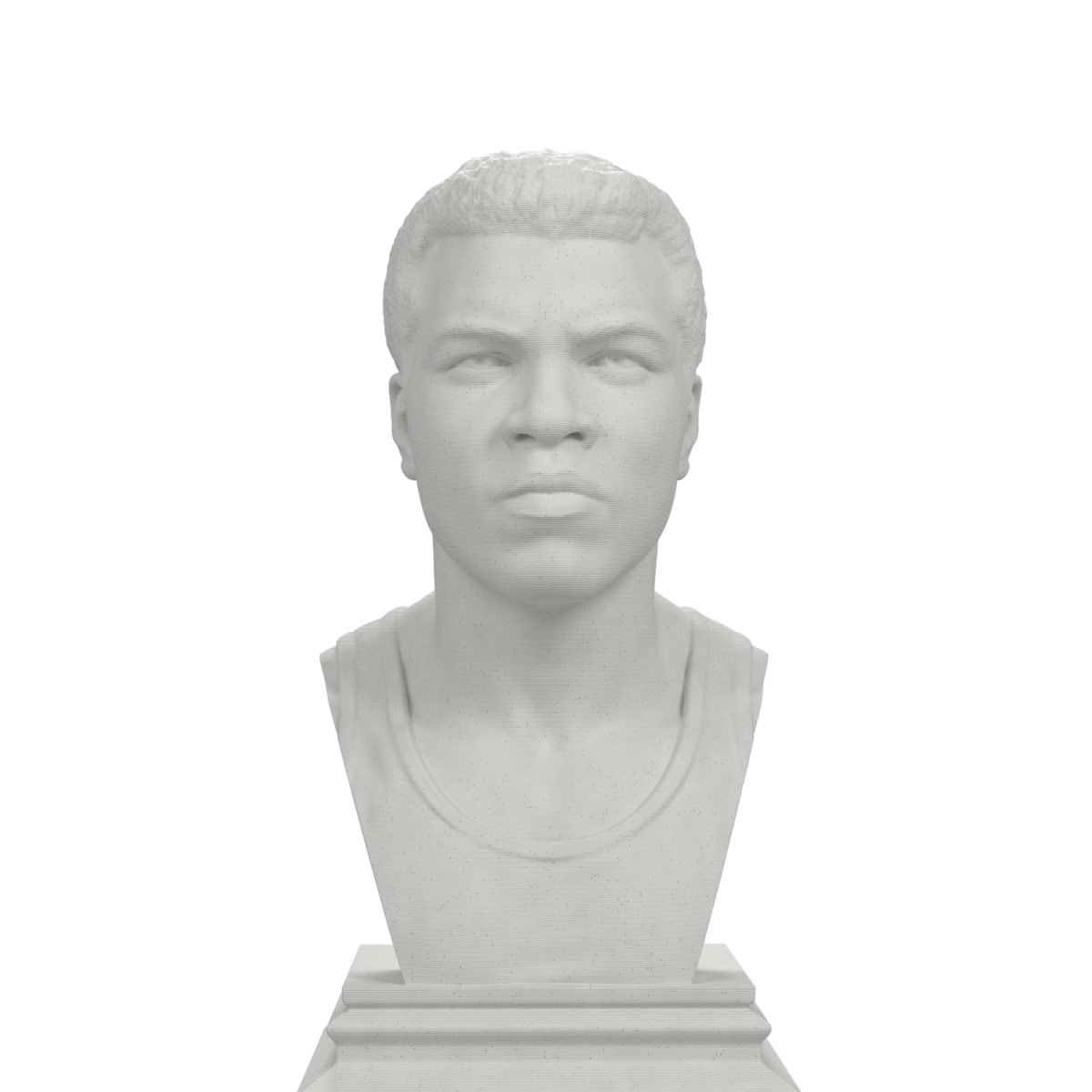 Muhammad Ali bust in marble stone