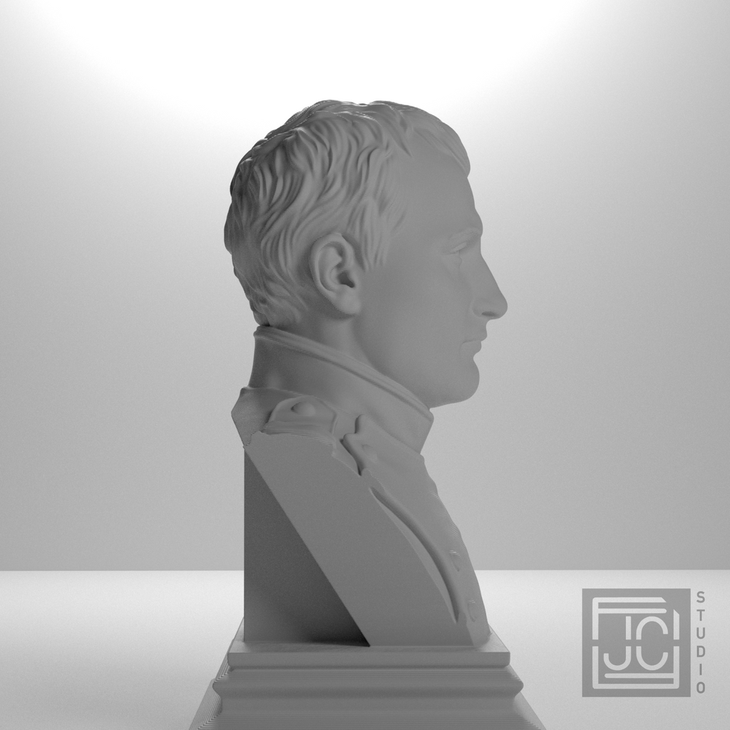 Napoleon Bonaparte bust, source_090 view