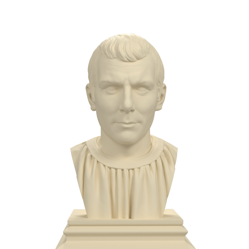 Niccolo Machiavelli bust view 1