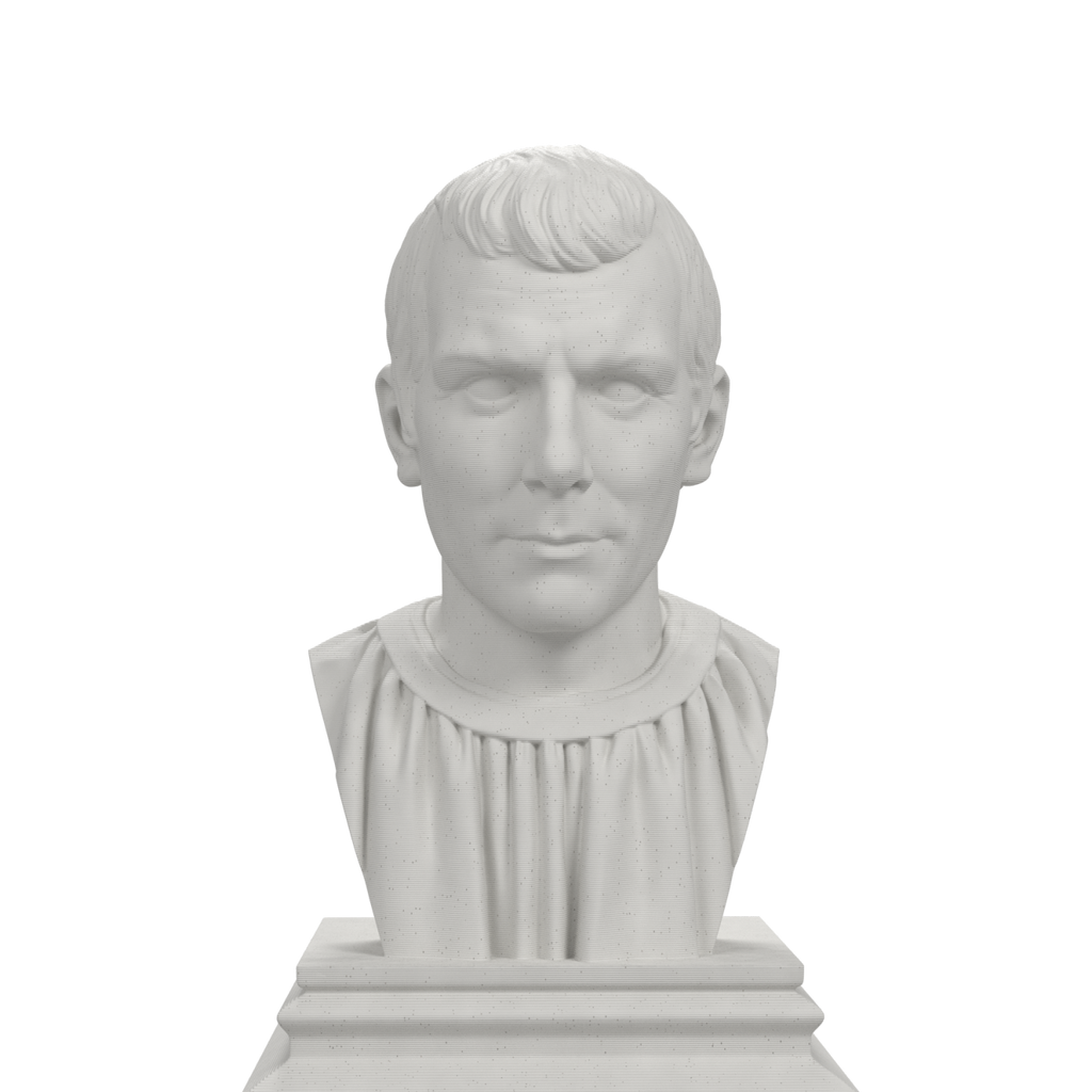Niccolo Machiavelli bust view 2