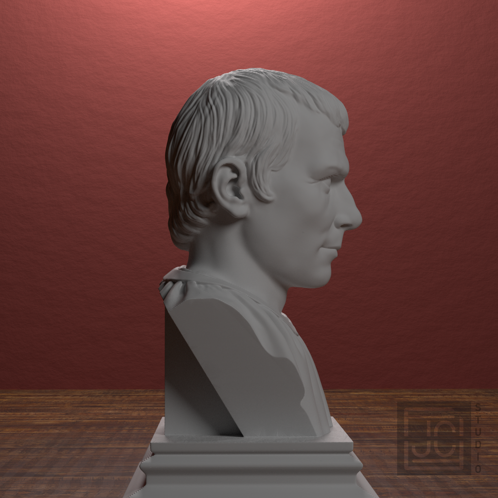 Niccolo Machiavelli bust view 6