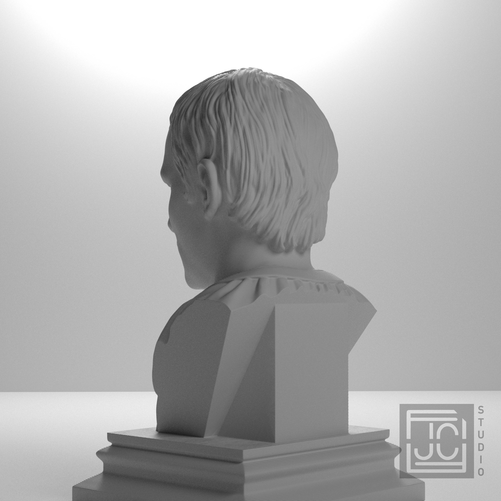 Niccolo Machiavelli bust view 12