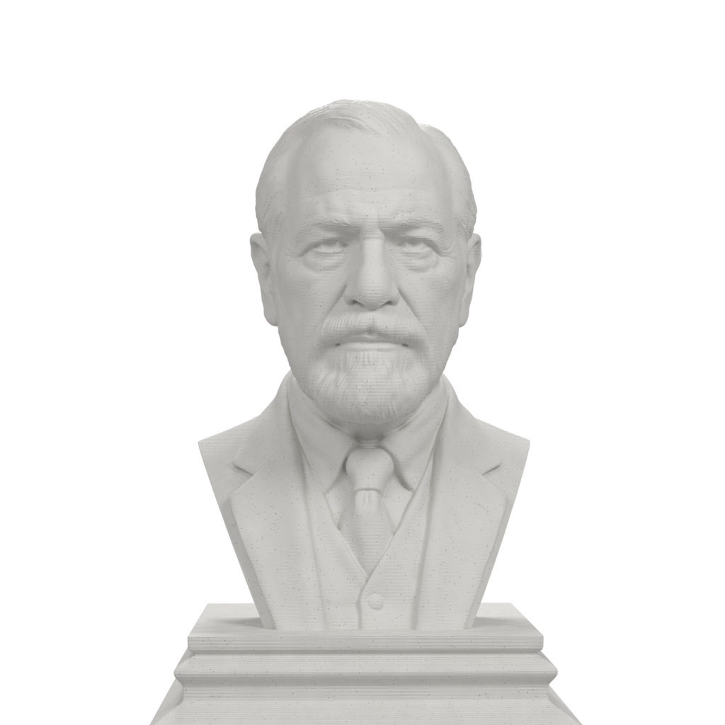 Sigmund Freud bust view 2