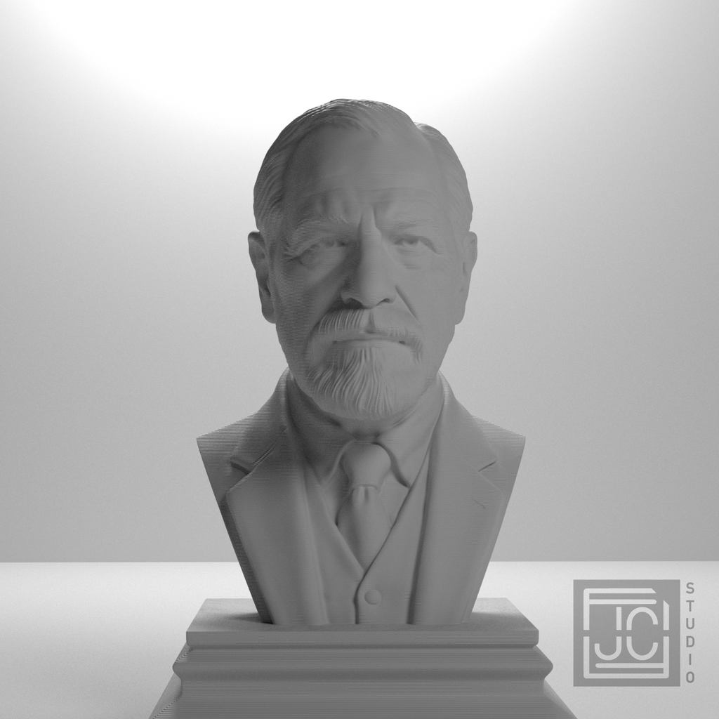 Sigmund Freud bust view 9