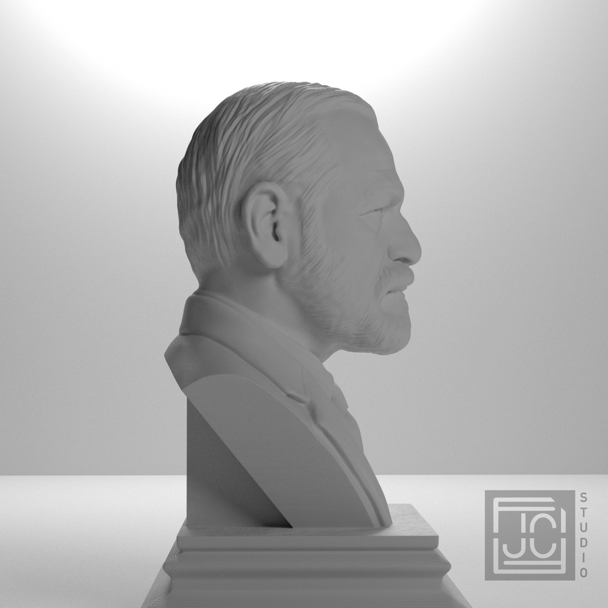 Sigmund Freud bust view 10